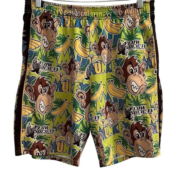 Flow Society kids  Mad Monkey Lacrosse Shorts Multicolor Size Large youth - Picture 8 of 11